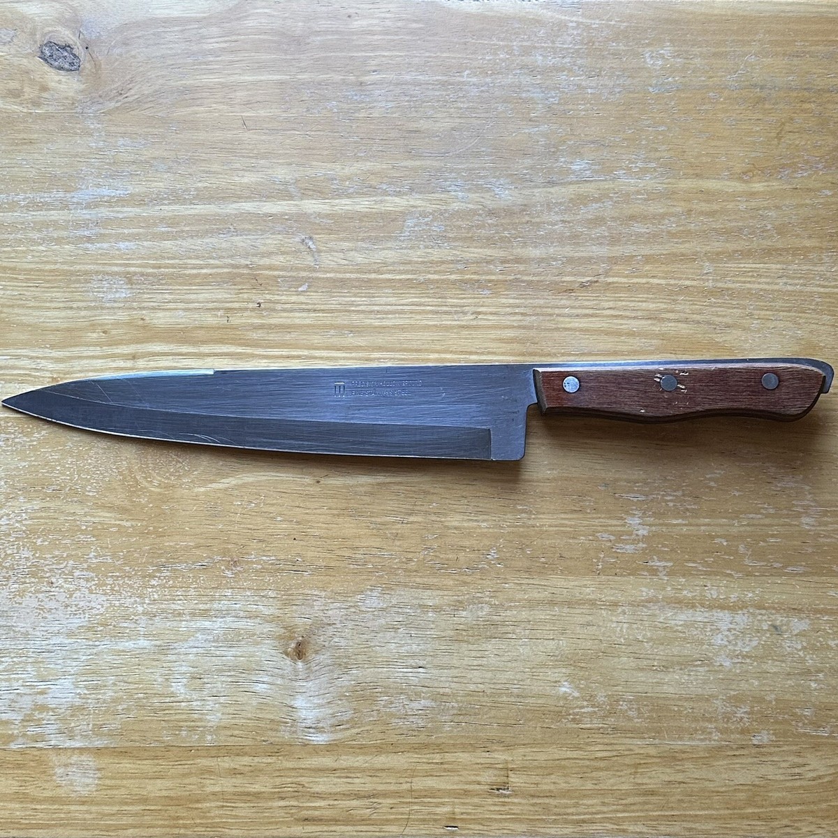 Vtg Precision Hollow Ground 9” FINE Stainless Steel Japan 1087-SF