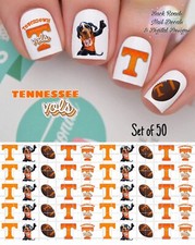 TN Vols Football Waterslide Nail Art Decals Set Of 50  Instructions & Bonus