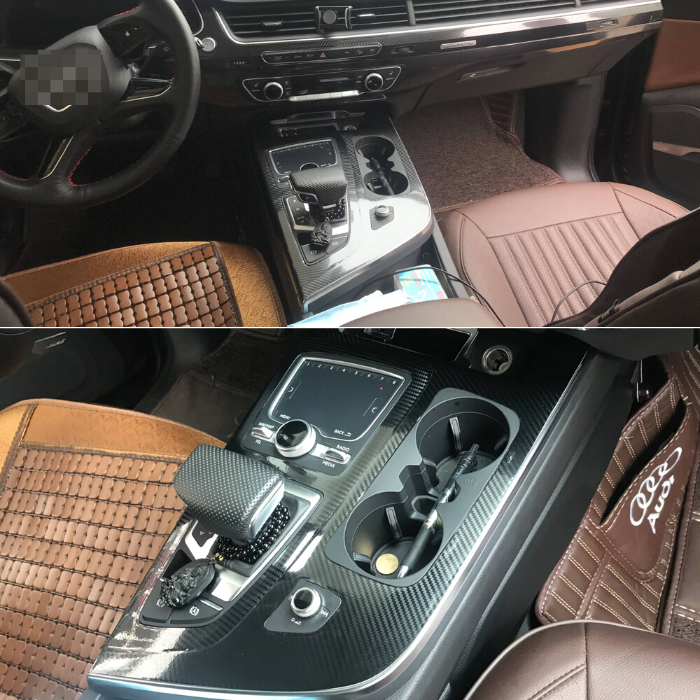 Autocollant Décoratif En Fibre De Carbone Pour Tableau De Bord De Voiture