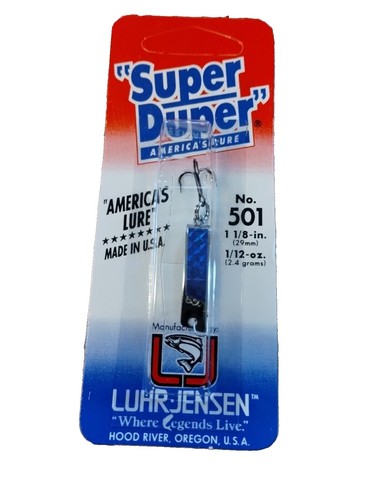 LOT OF 3- Luhr Jensen Hus-Lure 1/12oz Chrome Silver Prism Casting
