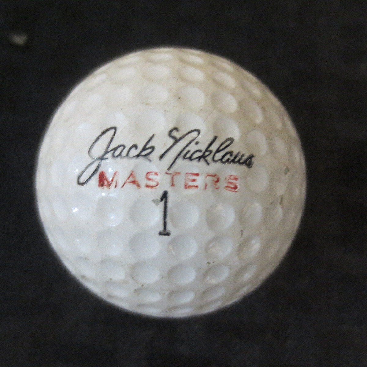 Jack Nicklaus Signature Masters 1 Golf Ball | eBay