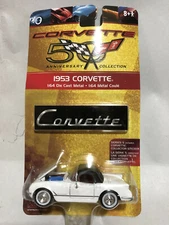 1953 Corvette White  1:64 Racing Champions 78443