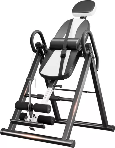 300LBS Heavy Duty Gravity Inversion Table Back Therapy Reflexology Stretcher - Picture 39 of 45