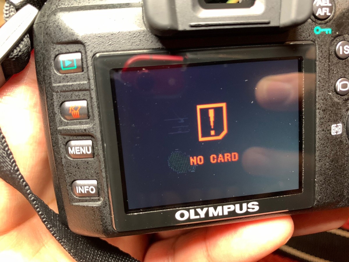 Olympus Evolt E-510 IS DSLR Camera 14-45mm Lens Tested Works DEAD