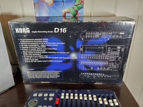 KORG D-16 V2 Digital Recording Studio Recorder 16GB Modded - Tested w/Adapter - Picture 10 of 10