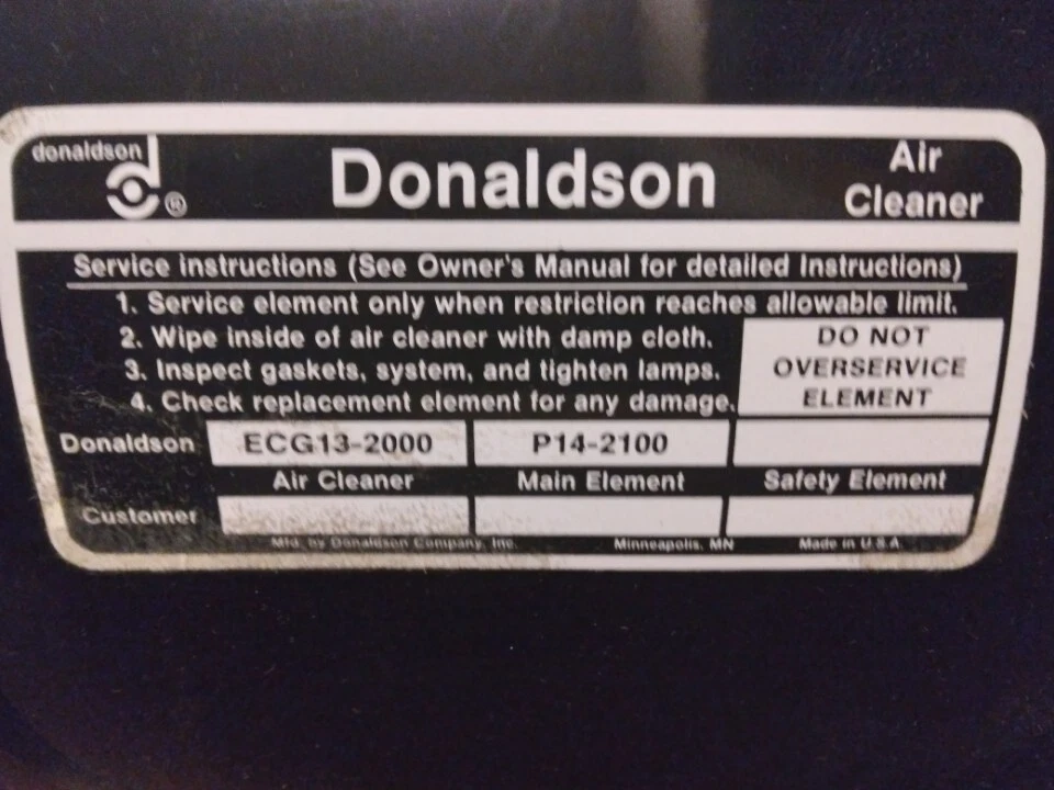 Limpiador de aire Donaldson G132000 ECG Konepac Foto 2 de 3