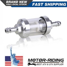 Universal Reusable Washable 516 8mm Inline Metal Gas Fuel Filter Motorcycle