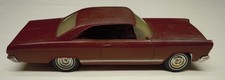 Vintage Dealer Promo Maroon 1966 Mercury Comet Cyclone Gt Car Model