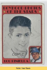 1972 Topps Boyhood Photos of the Stars Lou Piniella #491 READ 0b3