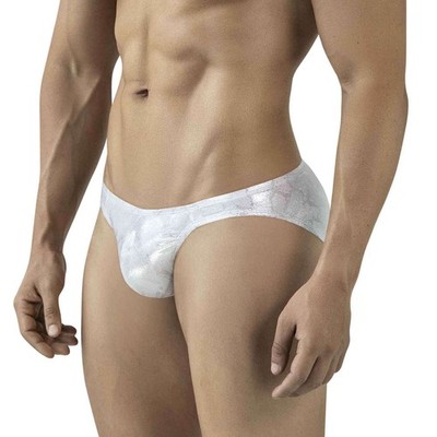 Clever Moda Sensorial Diamond Latin Brief mens underwear bikini micro snakeskin