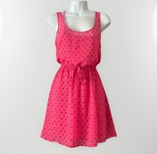 Guess Hot Pink Polka Dot Dress Size Extra Small