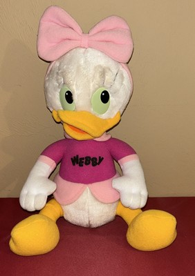 Vintage 1986 Disney Duck Tales WEBBY Hasbro Plush Doll Stuffed Animal