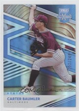 2020 Panini Elite Extra Edition Status Blue 151/249 Carter Baumler #140 2u3