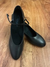 Capezio Character Dance Shoe Student Footlight 2" heel Black Adult 11M