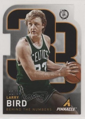 2013-14 Panini Pinnacle Behind The Numbers Die-Cut 11/99 Larry Bird #18 HOF 0k8