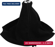 Car Shift Boot Cover Universal Gear Shift Knob Boot Dust Cover Suede Black