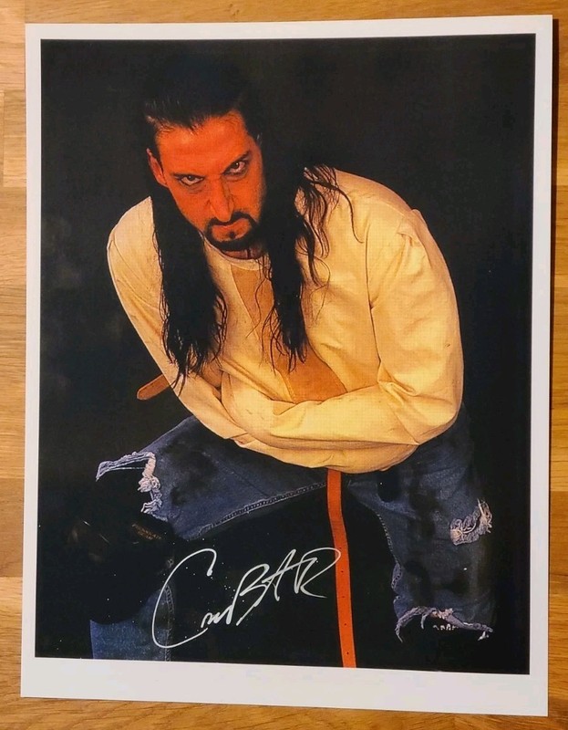 CROWBAR signed 8 X 10 photo WCW TNA ECW WWE ROH NWA AEW pro wrestling autograph
