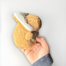 Bokang Brown Plush Teddy Bear with White Collar and Green Vest