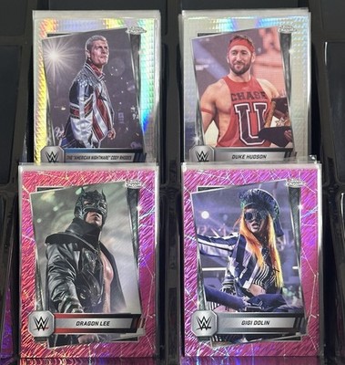 2025 Topps Chrome WWE 1-200 - Pick Your Card - Prism & Pink Shimmer