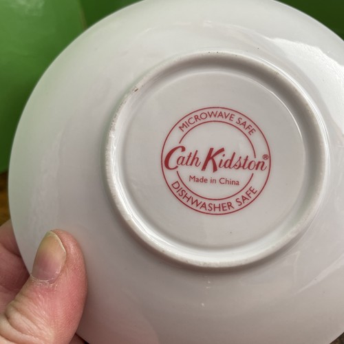 Cath Kidston London Design Scene 350ml Ceramic Coffee Tea Mug Cup Saucer VGC - Picture 5 of 8