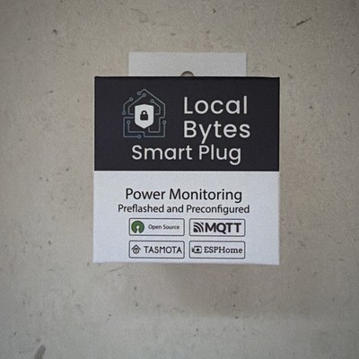 Local Bytes Tasmota Smart Power Monitoring Plug Home Assistant
