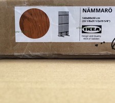 IKEA NAMMARO IN & OUTDOOR Wood Privacy Screen in Light Brown Stain 205.327.43