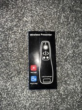 2-in-1 USB C Wireless Presenter Remote w/Volume Control Slide Advancer Powerpoin