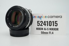  Excellent 5 Nikon Ai-S Nikkor 50mm f/1.4 MF Standard Lens Clean Japan