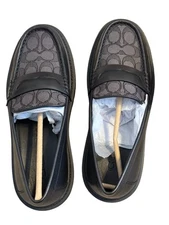 Coach Vintage Black Leather Shoes Men's Size 8