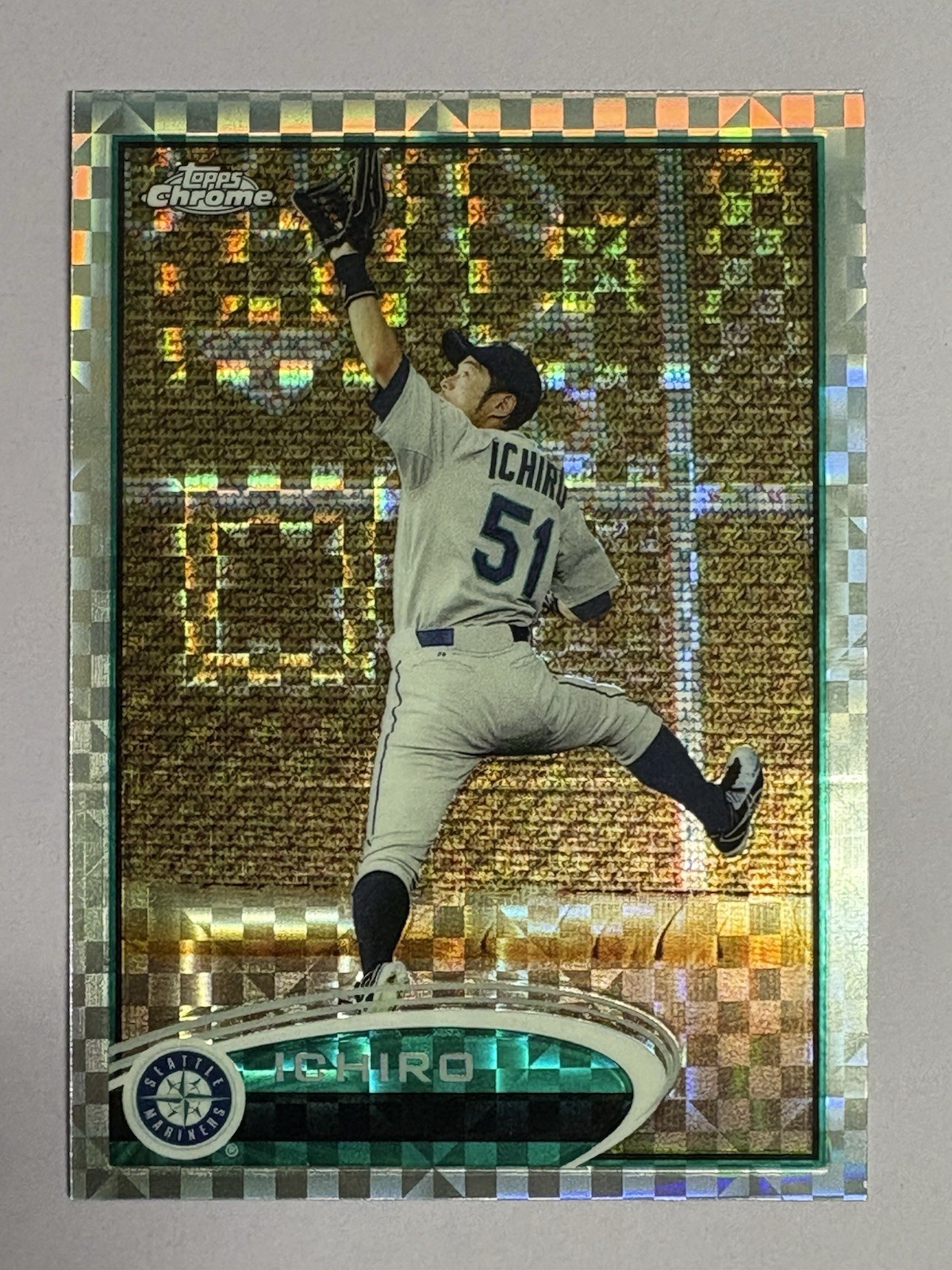 2012 Topps Chrome - Ichiro Suzuki #100 X-Fractor