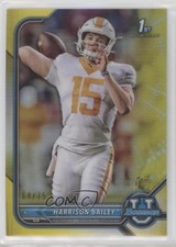2021-22 Bowman U Chrome Prospects Yellow Refractor 64/75 Harrison Bailey #7 04cw
