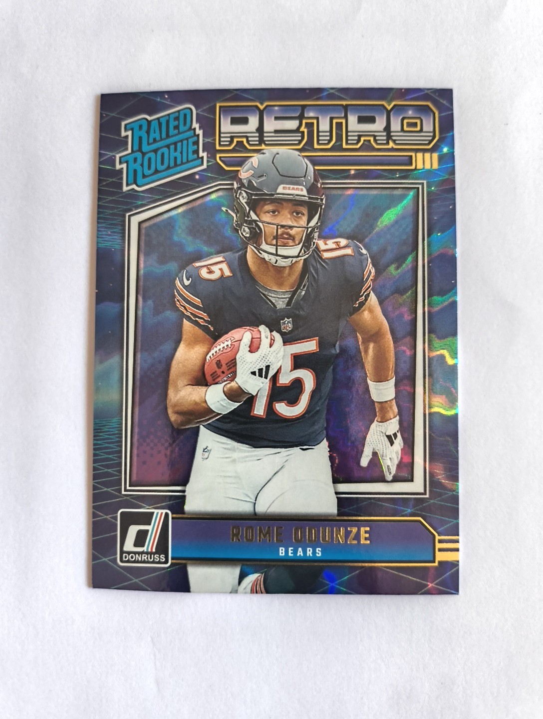 Rome Odunze Panini Donruss Rated Rookies Retro #12 Base