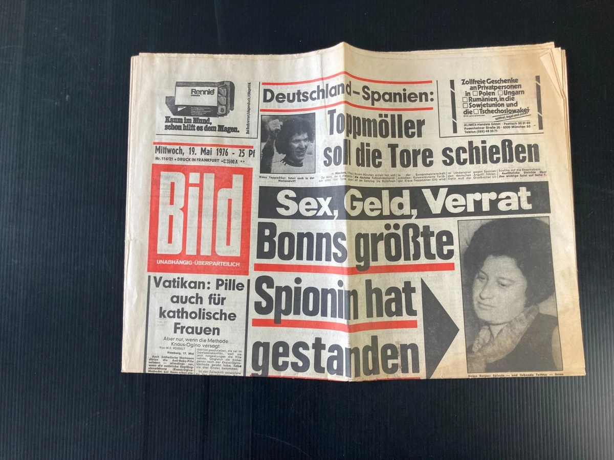 Bildzeitung 16.02.1996 (Ein Geschenk für Geburtstage,Hochzeiten