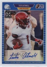 2021 Leaf Pro Set Metal 1989 Blue Rainbow 57/75 Tutu Atwell #PA-TA1 Auto 04tw