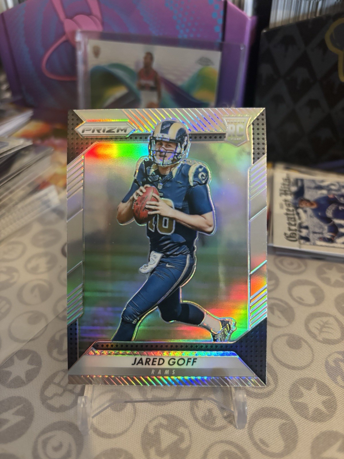 Jared Goff Prizm Rookie Silver Prizm 2016 Prizm Rams Lions QB