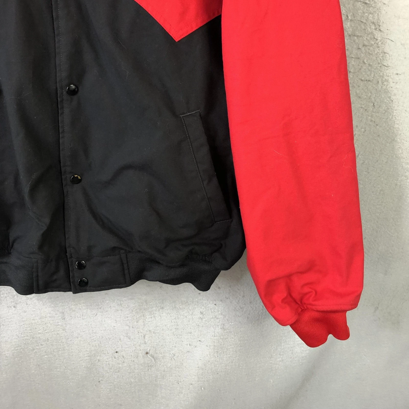 Vintage Wrangler Rodeo Jacket Mens XL Red Black Westark Las Vegas 2003 Western image 13