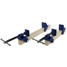 2 x Premium Schraubstock mit unbegrenzter Spannbreite 40 mm Endlos Verleimpreise