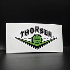 Thorsen Tools Vintage Style Green DECAL, 4.5 Inch Vinyl STICKER
