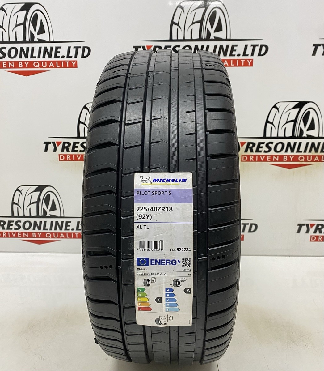 1 X 225 40 18 MICHELIN PILOT SPORT 5 92Y XL 225/40ZR18 BRAND NEW
