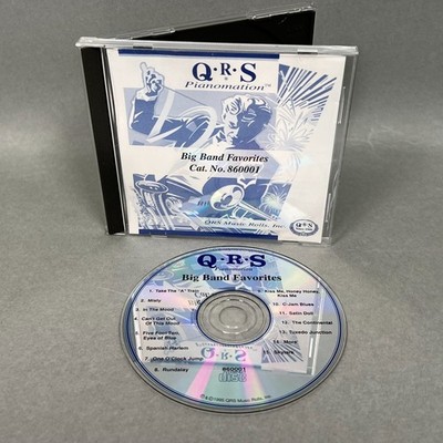 QRS Pianomation CD - Big Band Favorites -  Catalog #860001 Only Works On QRS