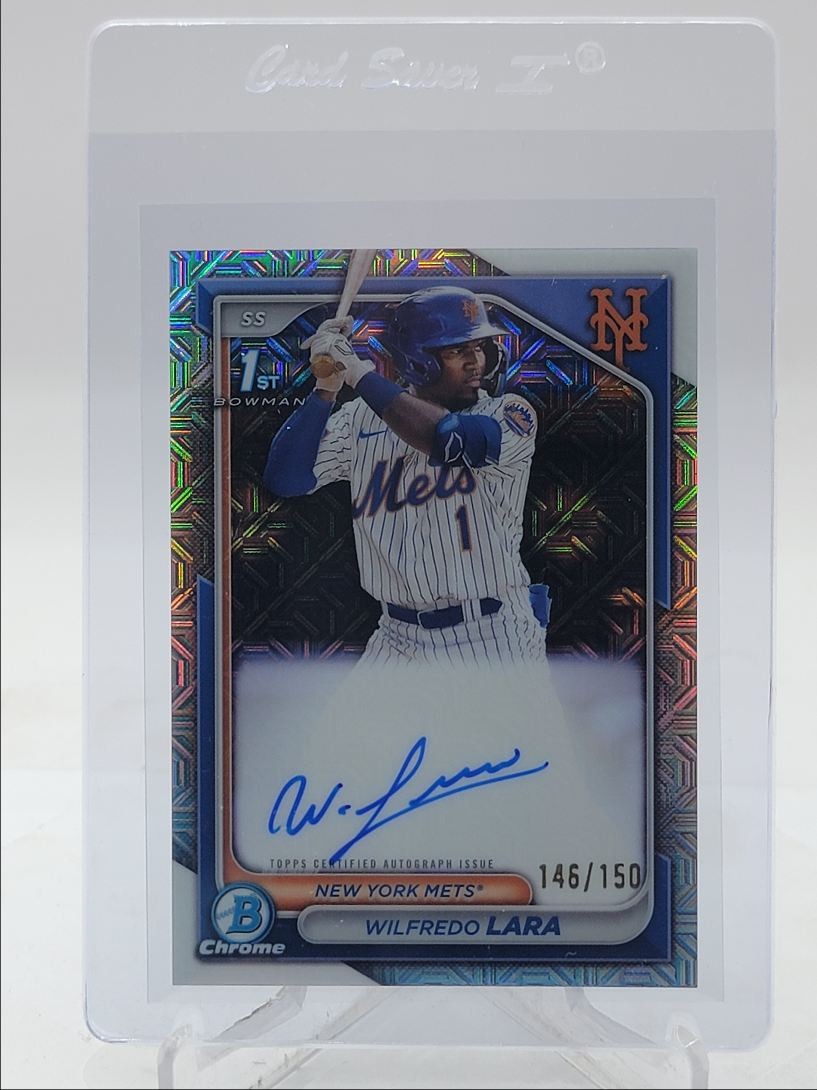 WILFREDO LARA 2024 BOWMAN CHROME 1ST HTA CHOICE AUTOGRAPH AUTO /150 Q3249