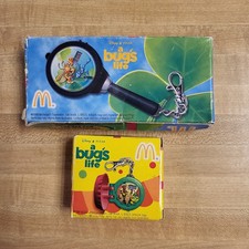 2 Disney Pixar A Bug  s Life Clip-Tock Watches 1998 McDonalds