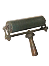 VINTAGE PRINTMAKING Artist Quality Roller Brass and Wood - 10 Inch Roller