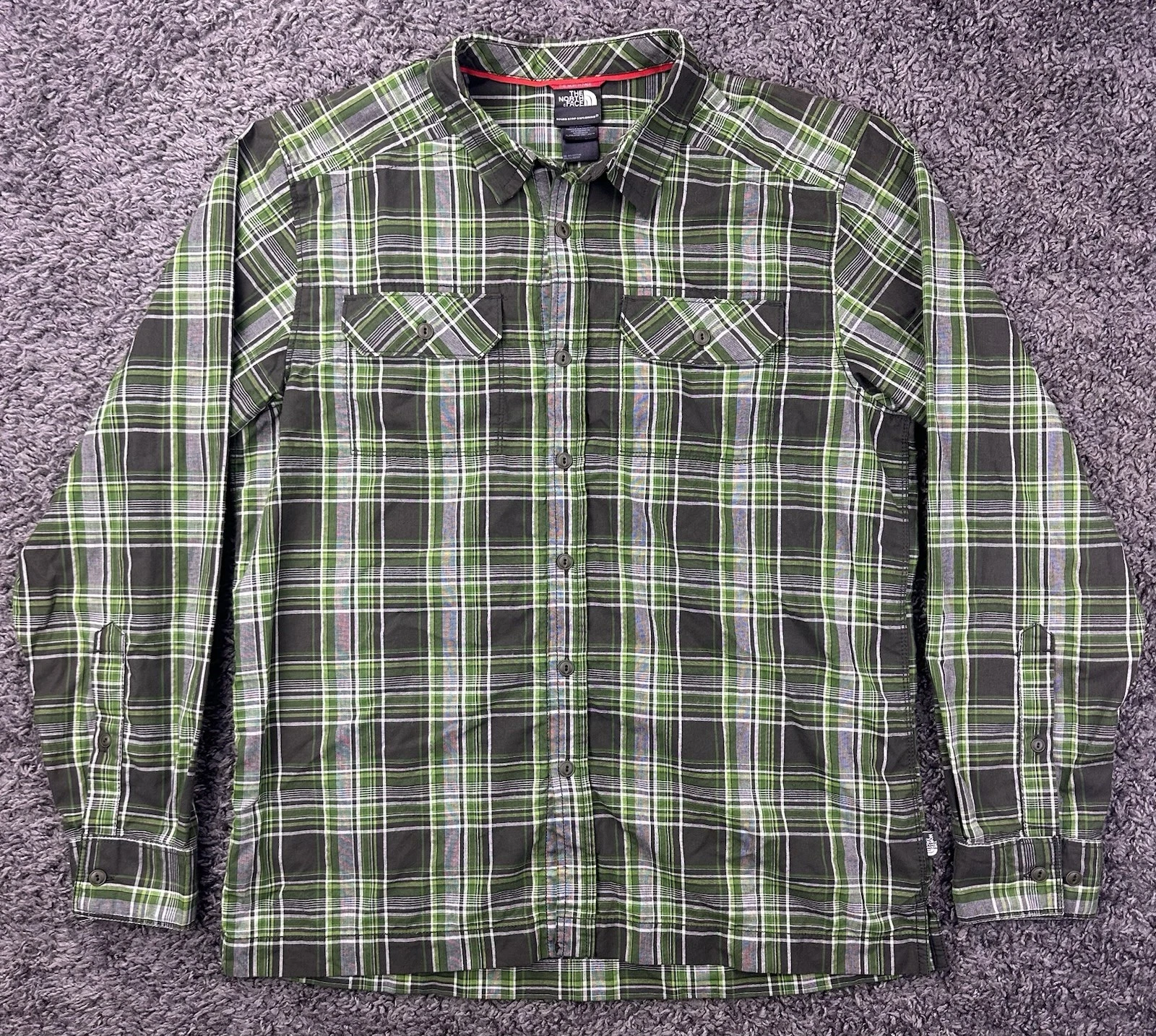 The North Face Shirt Mens Medium Green Button Up Long Sleeve Outdoor Hiking
Opens in a new window or