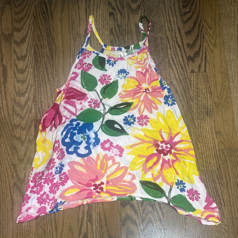 Girls Crazy 8 Colorful Floral Summer Tank 14 EUC 