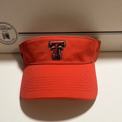 TEXAS TECH RED RAIDERS NCAA RED PHENOM VISOR CAP HAT NEW! TOP OF THE WORLD