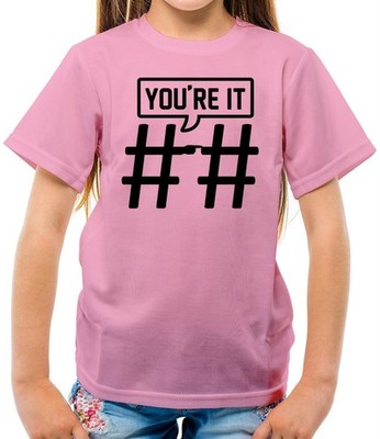 Hashtag You'Re It - Kinder - Lustig Soziale Medien Retro Nerd Geek