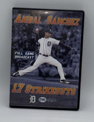 ANIBAL SANCHEZ 17 STRIKEOUTS FULL GAME BROADCAST (DVD, 2013) 