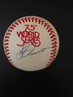 Bucky Dent, NY Yankees Signed 1978 World Series MVP Logo Baseball.