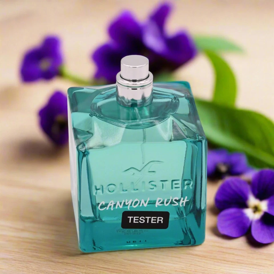 Nuevo probador Canyon Rush de Hollister Colonia para hombre EDT 3,3/3,4 oz Foto 3 de 3